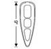 Chevrolet Parts -  Chevrolet Car License Light To Trunk Pad For Fleetline 2-Door