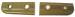 Chevrolet Parts -  Chevrolet Car Plastic Plate Behind Choke and Throttle. Tan