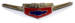  Parts -  Car Hood Emblem - Chrome With Painted Details