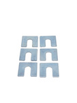 Chevrolet Parts -  Chevrolet Body Mount Shims, 1/16" Thick, 1-1/4" X 1-1/8" With 1/2" Slot