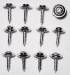 Chevrolet Parts -  Chevrolet Truck Screw Set For Cardboard Panels