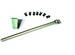 Chevrolet Parts -  Chevrolet Truck Left Door Lower Glass Run Post Front - Wide