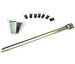 Chevrolet Parts -  Chevrolet Truck Door Glass Run Post - Front, Narrow Channel. Lower, Right Side (For Conversion Without Window Frame)