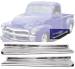 Chevrolet Parts -  Running Boards - Chromed Steel, Ribbed (1/2ton)