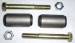 Chevrolet Parts -  Chevrolet Car Leaf Spring Eye Bushings and Bolts, Front of Rear Leaf