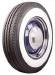 Chevrolet Parts -  Chevrolet Tire (650x16). Coker Classic, Radial, 3-1/4" White Wall
