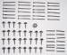 Chevrolet Parts -  Chevrolet Truck Headliner, Door Panel, Window and Windshield Garnish Mouldings -Screw Set