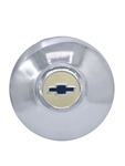 Chevrolet Parts -  Chevrolet Car Hub Cap -Gold Center W/ Blue Bowtie