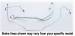 Chevrolet Parts -  Chevrolet Car Brake Line Set - Steel