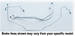 Chevrolet Parts -  Chevrolet Car Brake Line Set - Stainless Steel