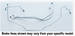 Chevrolet Parts -  Chevrolet Truck Brake Line Set -Stainless Steel, For 1/2 Ton