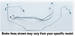 Chevrolet Parts -  Chevrolet Truck Brake Line Set - Steel, For 3/4 Ton