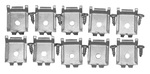Chevrolet Parts -  Chevrolet Car Rocker Moulding Clips and Bolts 10 Piece Set