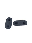 Chevrolet Parts -  Chevrolet Car Splash Apron Rubber Bumpers With 2 Tips -Front