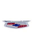 Chevrolet Parts -  Chevrolet Car Trunk Emblem, Plastic With Chrome Bezel