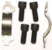 Chevrolet Parts -  Chevrolet Driveshaft U-Joint Lock Plates and Bolts (6 Pieces) - All Passenger, 1/2 Ton Only Trucks