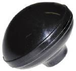 Chevrolet Parts -  Chevrolet Truck Shift Knob, 3-Speed Floor Shift, Push-On. Black