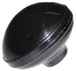 Chevrolet Parts -  Shift Knob, 3-Speed Floor Shift, Push-On. Black