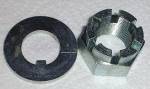 Chevrolet Parts -  Chevrolet Truck Spindle Nut and Washer -Fits 1-1/2Ton, 2Ton And 46-57 3/4Ton