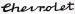 Chevrolet Parts -  Truck Decal - "Chevrolet" Script Tailgate, Black