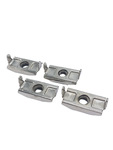 Chevrolet Parts -  Chevrolet Car Fender Nuts, Caged, For Bolts (4 Pieces)