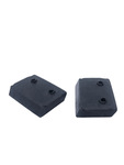 Chevrolet Parts -  Chevrolet Car Convertible Top, Bumper Pads - For Base Of Folding Post - Steel Core