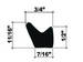 Chevrolet Parts -  Chevrolet Car Weatherstrip, Door -Rear Doors and Sedan Delivery Rear Door