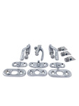 Chevrolet Parts -  Chevrolet Car Convertible Top Latch and Striker Set. Chromed Brass Handles and Strikers -Cabriolet