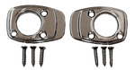 Chevrolet Parts -  Chevrolet Car Door Handle -Chrome Plates Under Exterior Handle Including Screws 1947-48