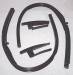 Chevrolet Parts -  Chevrolet Car Front Door Vent Rubber and Vertical Seal - Convertible and Hardtop