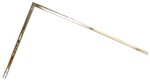Chevrolet Parts -  Chevrolet Car Door Glass Frame. Right, Chrome. Hardtop and Convertible Window