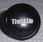 Chevrolet Parts -  Chevrolet Car Throttle Knob - Standard (Black)