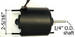 Chevrolet Parts -  Heater Motor - 6-Volt