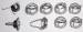 Chevrolet Parts -  Chevrolet Truck Grille Clips and Bolts For Moulding Above Lower Grille