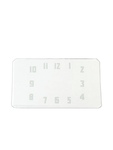Chevrolet Parts -  Chevrolet Car Clock Glass 3-15/16"X2-1/4"