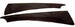 Chevrolet Parts -  Chevrolet Hood Sides (Fiberglass) Smooth Pair Chevy Car