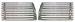 Chevrolet Parts -  Chevrolet Car Grilles, Accessory Fender -Polished Stainless Steel
