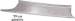 Chevrolet Parts -  Chevrolet Car Running Board Smooth Steel Fabricated