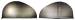 Chevrolet Parts -  Chevrolet Car Fender Skirts 1936-48 (Teardrop Style)