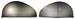 Chevrolet Parts -  Fender Skirts -New (Teardrop Style)