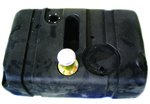  Parts -  Truck Gas Tank (1- Piece Polyethylene) -Universal Under Bed Mount With Straps