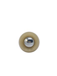 Chevrolet Parts -  Chevrolet Car Radio Knob -Ivory With Chrome Insert