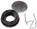 Chevrolet Parts -  Chevrolet Car Horn Button Assembly (Cap, S-Wire, Rubber Button) 2-1/2" Length