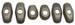 Chevrolet Parts -  Chevrolet Intake - Exhaust Manifold Clamps (Spreaders) Cast Reproduction