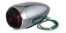 Chevrolet Parts -  Chevrolet Truck Tail Light Assembly (3" Round). Glass Lens, Chrome Housing. Red