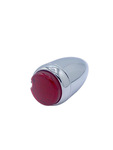 Chevrolet Parts -  Chevrolet Truck Tail Light LED Assembly Left (3" Round) Chrome Housing. Red 12 Volt