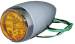 Chevrolet Parts -  Chevrolet Truck Tail Light LED Assembly (3" Round) Primered Housing. Amber 12 Volt