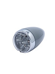 Chevrolet Parts -  Chevrolet Truck Tail Light LED Assembly (3" Round) Primered Housing. Amber Led/ Clear Lens 12 Volt