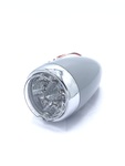 Chevrolet Parts -  Chevrolet Truck Tail Light LED Assembly (3" Round) Primered Housing, Red Led/ Clear Lens 12 Volt