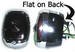Chevrolet Parts -  Chevrolet Car Tail Light Assembly With Script Glass Lens, Left Side. Black Housing With License Light